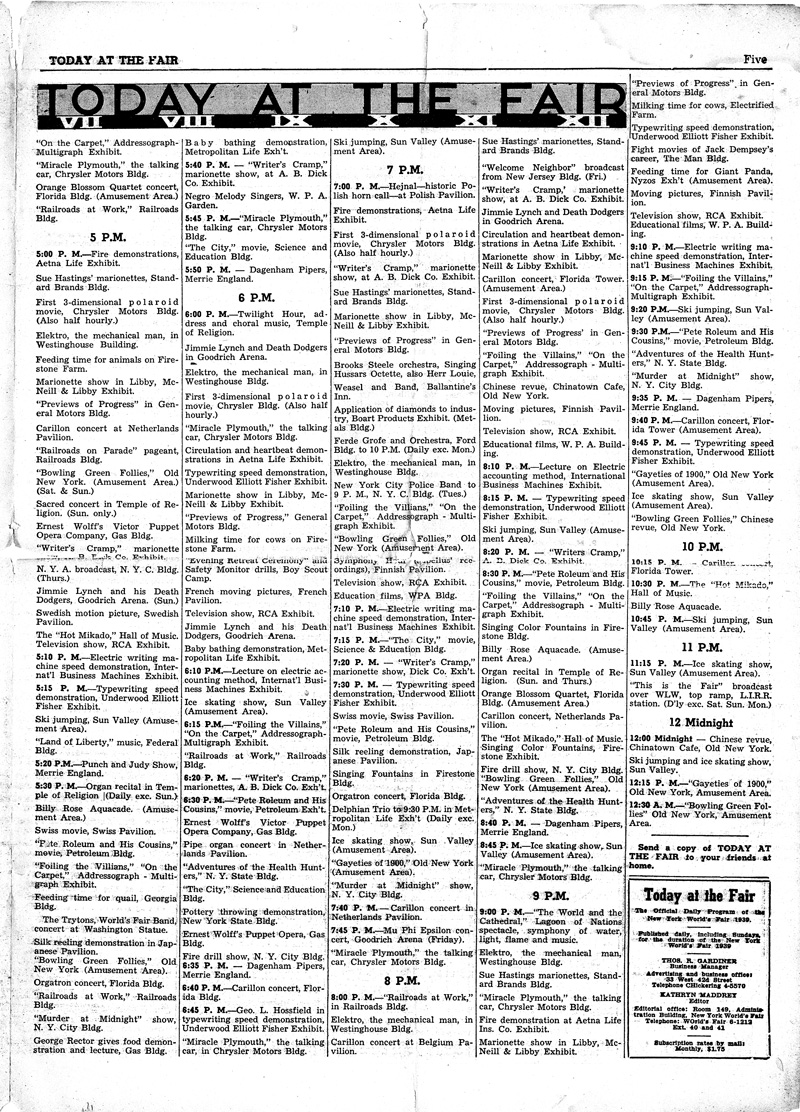 Today at the Fair - Volume 115
