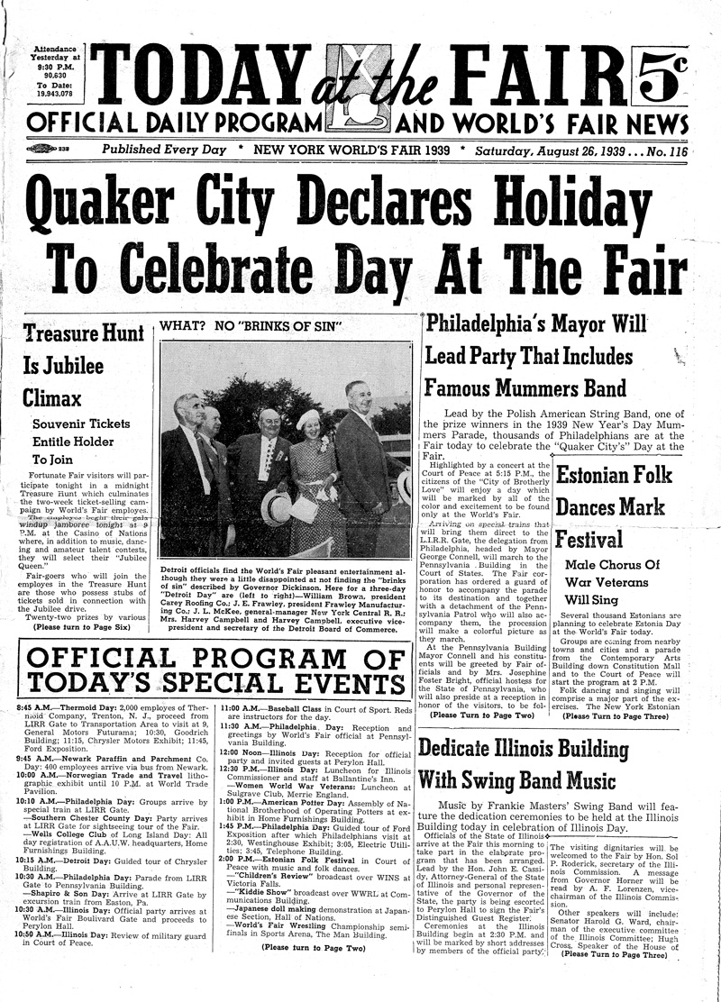 Today at the Fair - Volume 116