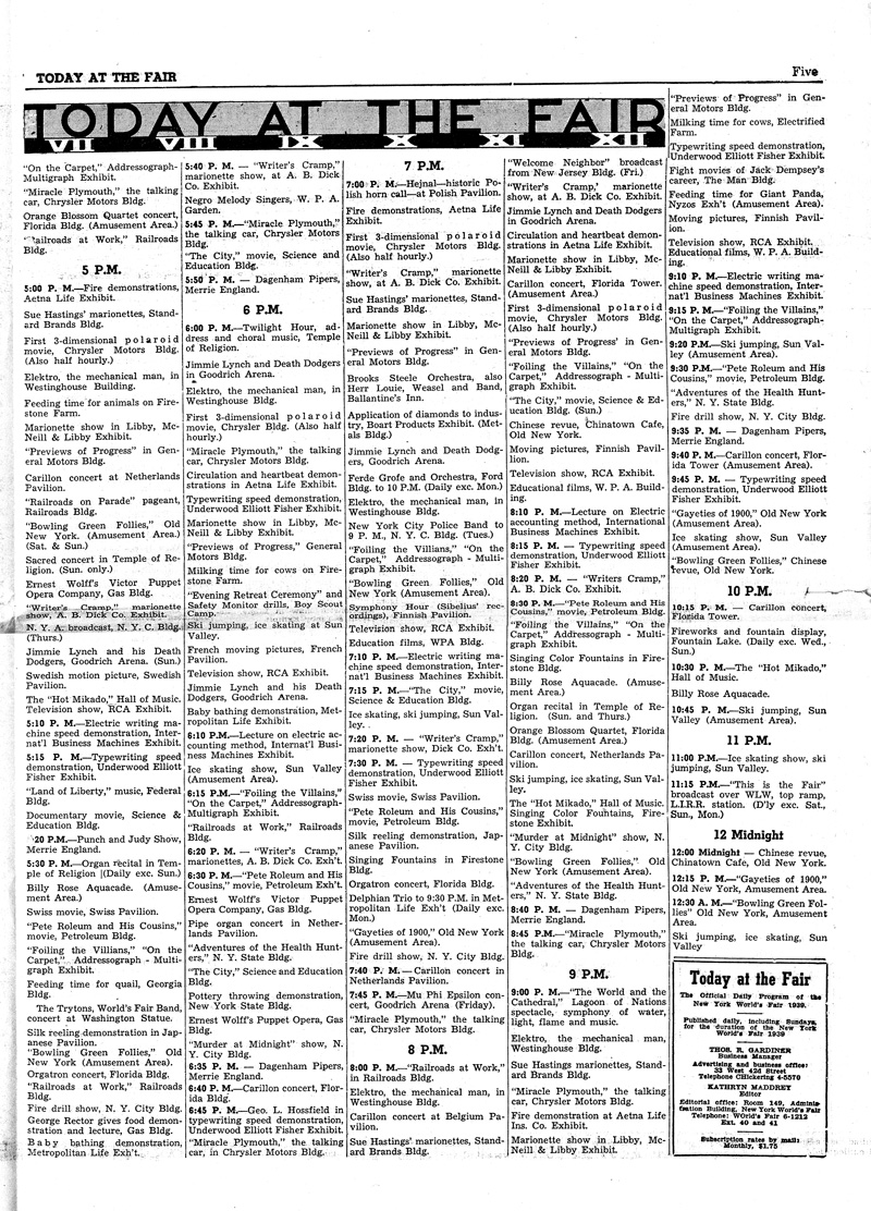 Today at the Fair - Volume 117