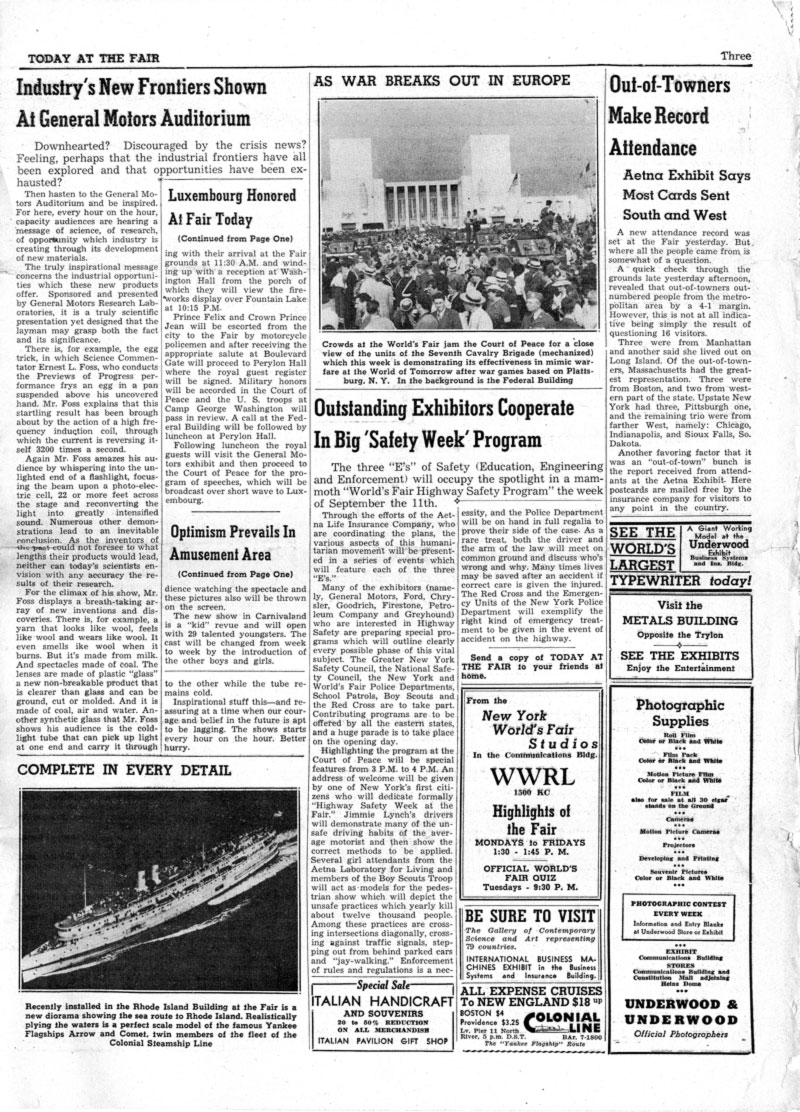 Today at the Fair - Volume 125