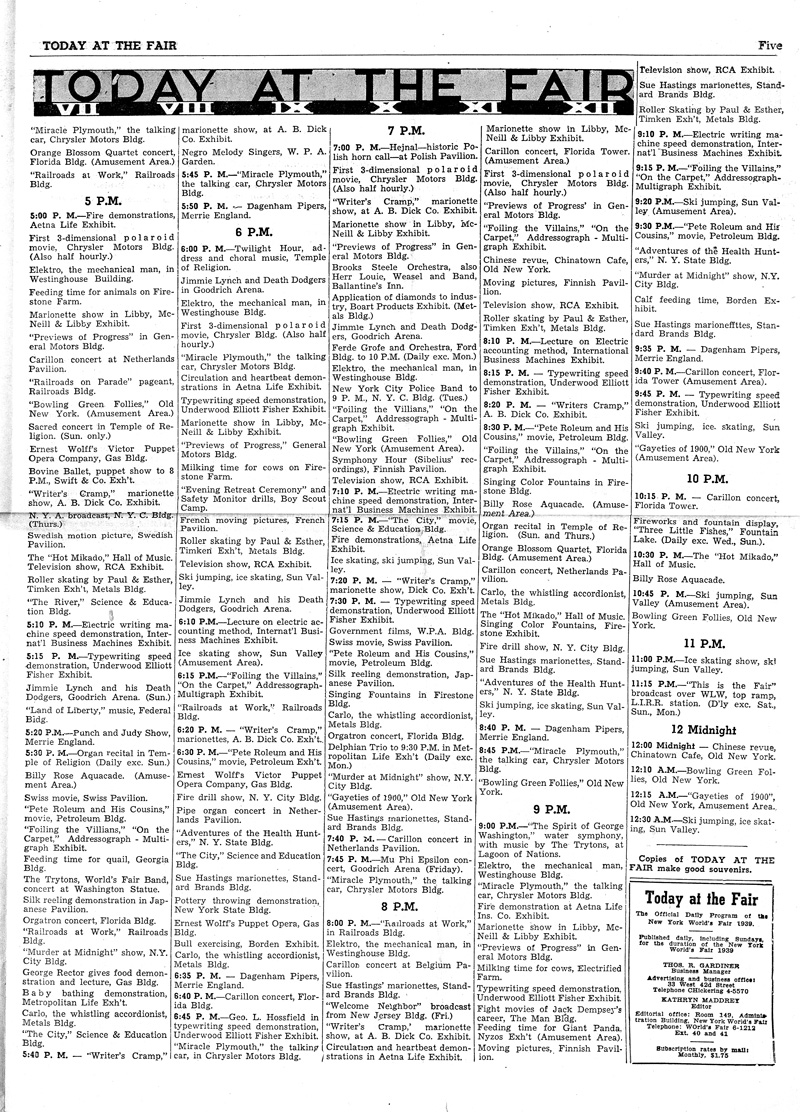 Today at the Fair - Volume 127