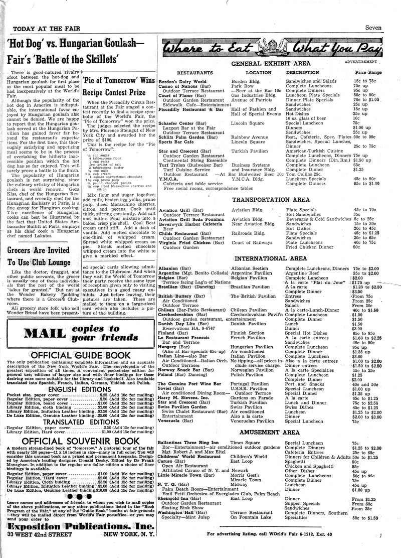 Today at the Fair - Volume 127
