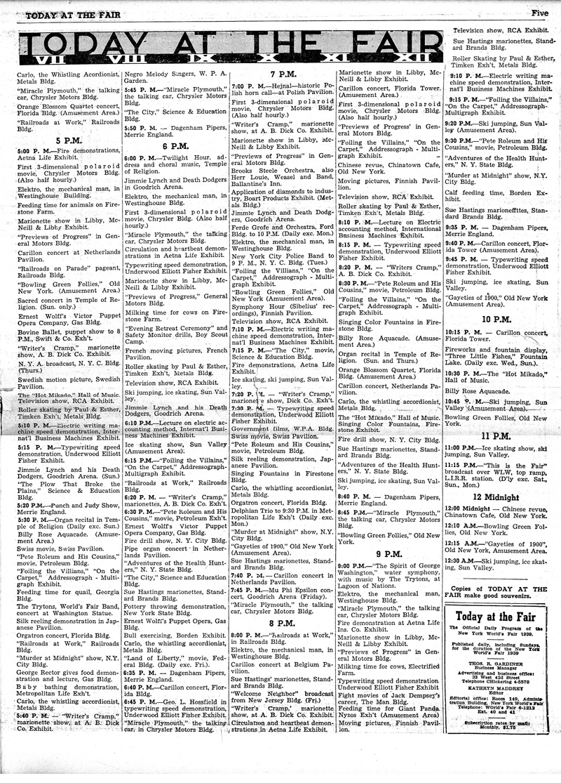 Today at the Fair - Volume 128