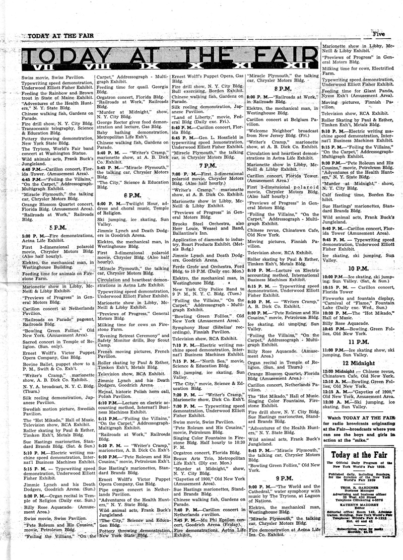 Today at the Fair - Volume 155