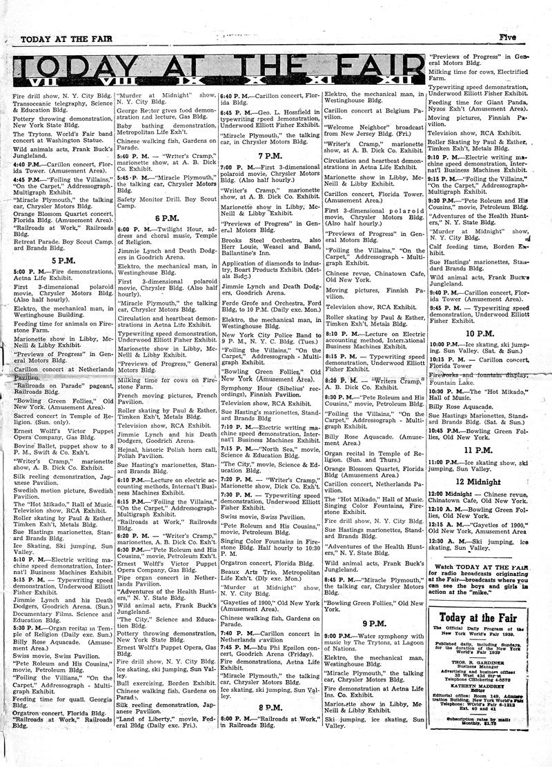 Today at the Fair - Volume 179