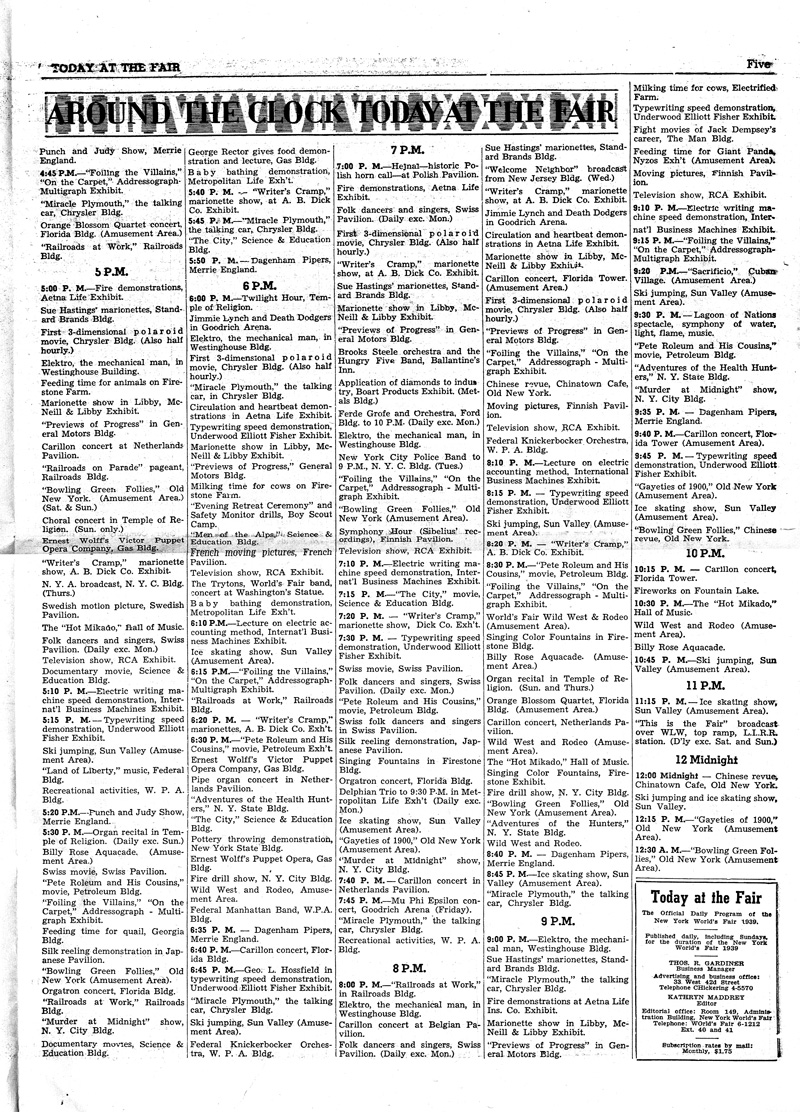 Today at the Fair - Volume 86