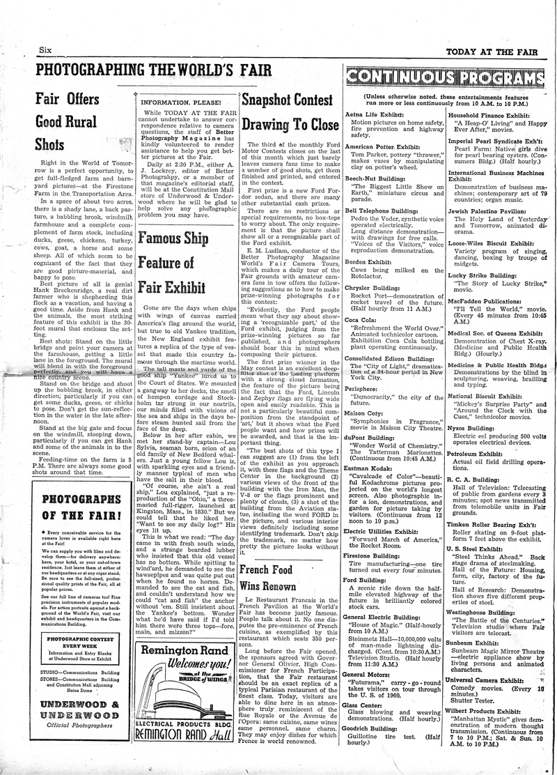 Today at the Fair - Volume 86