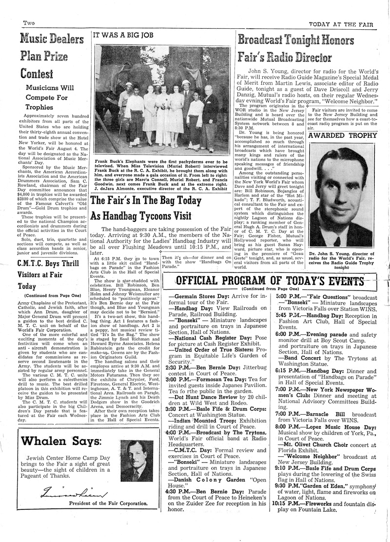 Today at the Fair - Volume 92