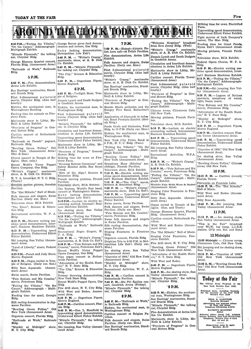 Today at the Fair - Volume 92