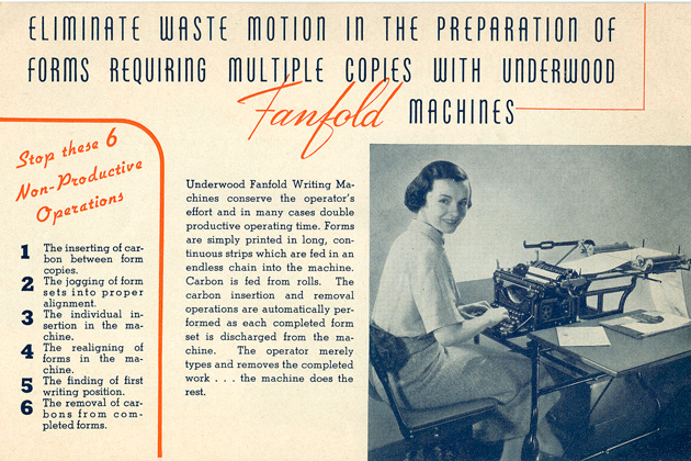 Underwood Typewriter