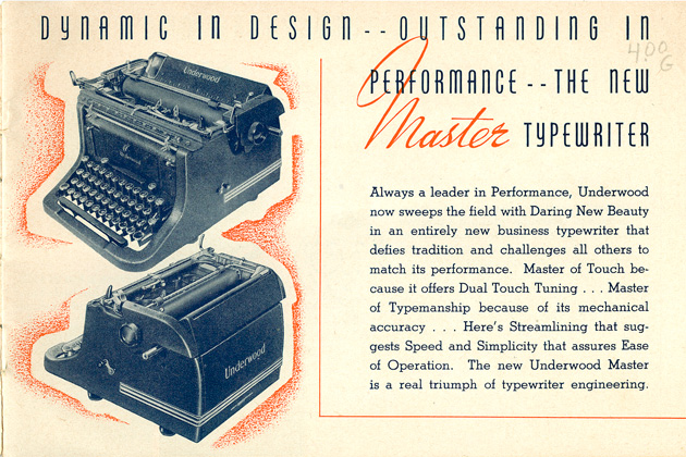Underwood Typewriter