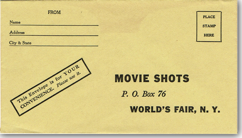 Photo Order Envelope