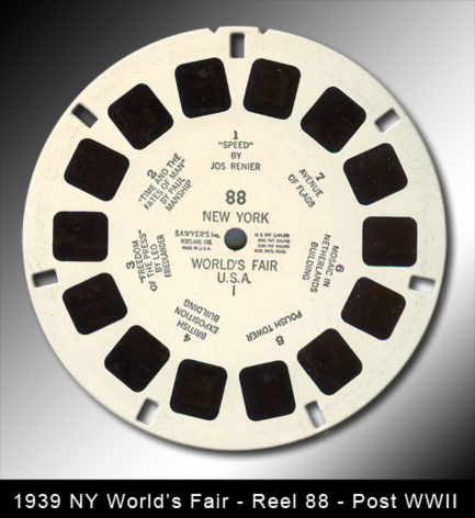 1939 NY World's Fair Viewmaster Reel 88-2