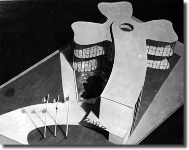 Model of the Irish Pavilion