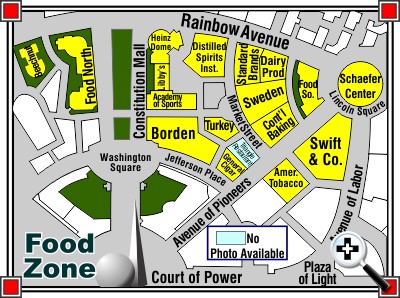  Food Zone Map