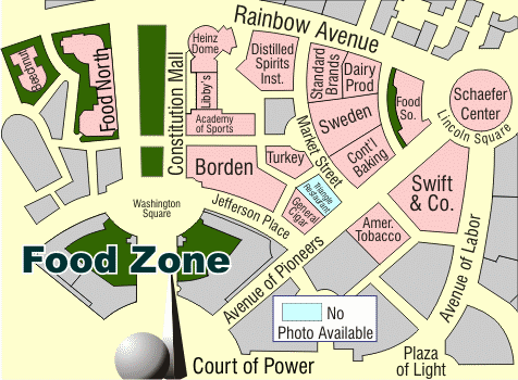  Food Zone Map