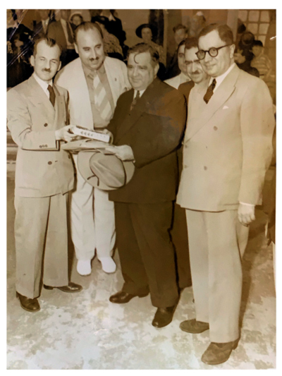 Mehmet with Mayor Fiorello Laguardia