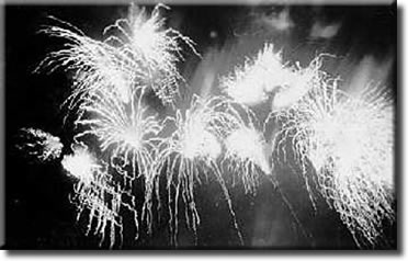 Fireworks on Fountain Lake