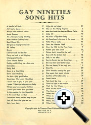 List of songs from the gay 90s