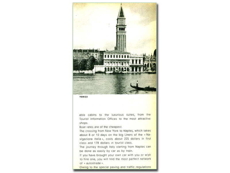 Italy for Your Leisure