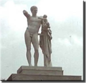 Statue at the Greek Pavilion