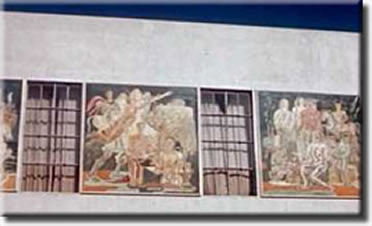 Murals on the Greek Pavilion