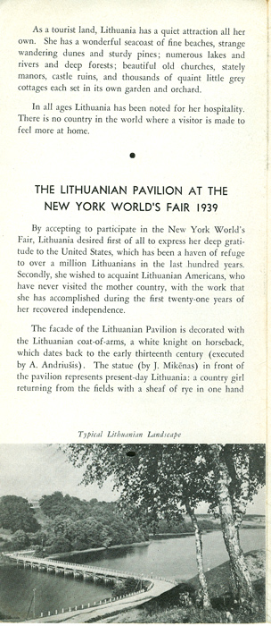 Lithuania at the World's Fair