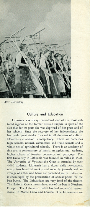 Lithuania at the World's Fair
