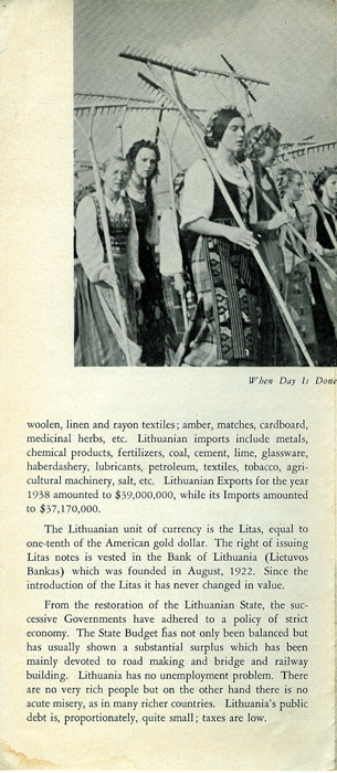 Lithuania at the World's Fair