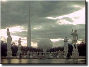 Trylon and Perisphere at the 1939 New York World's Fair Theme Center Trylon and Perisphere at the 1939 New York World's Fair Theme Center