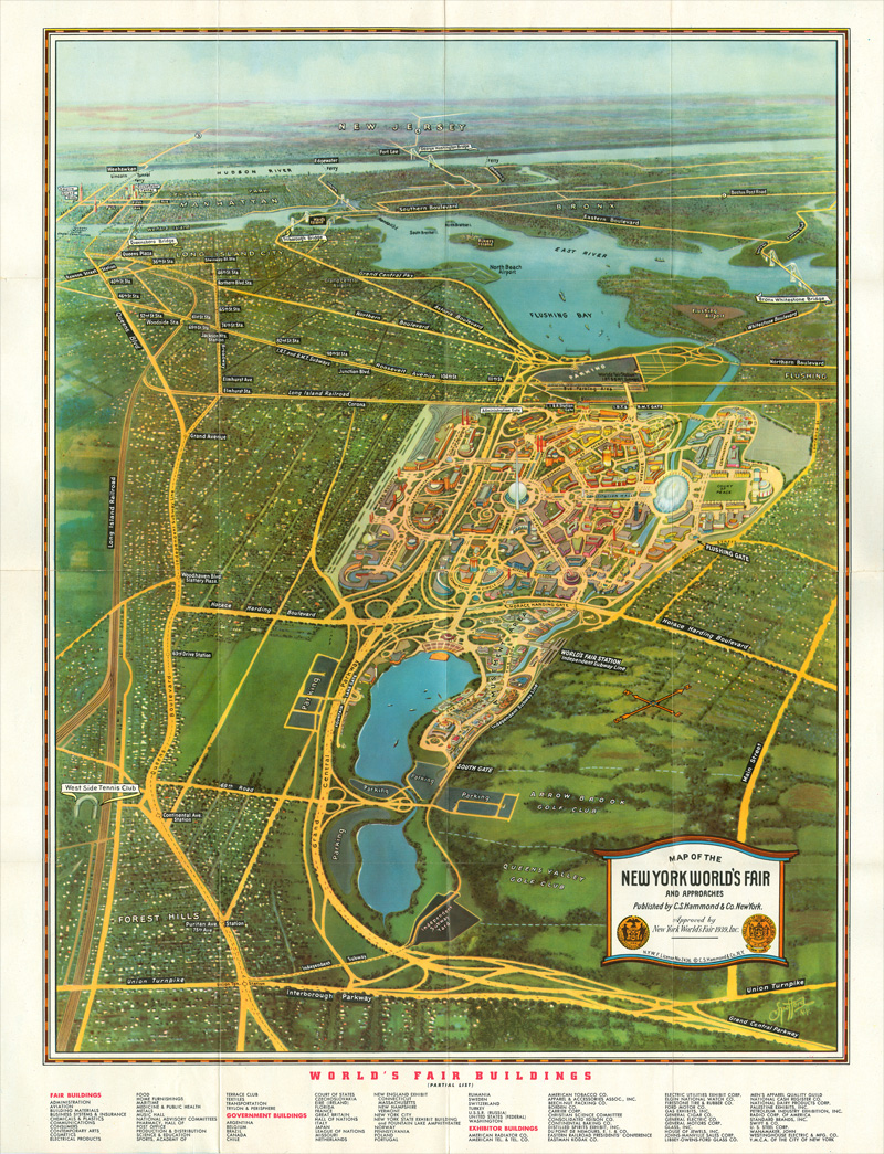 World's Fair and Transit Map of New York