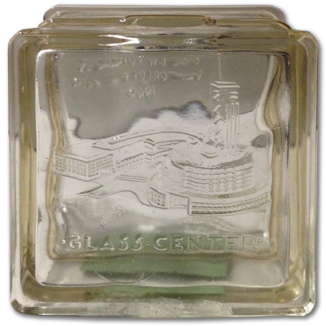 World's Fair Glass Center Bank back
