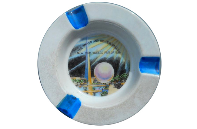 World's Fair Ashtray Trylon & Perishpere
