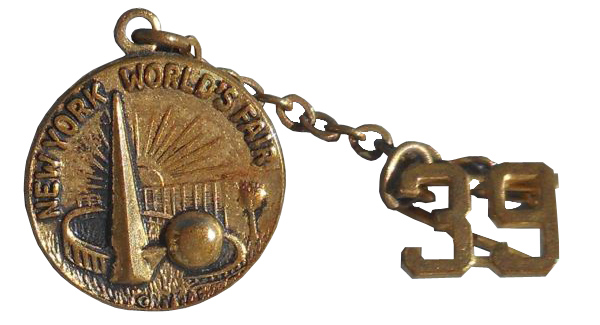 Trylon and Perisphere Pin
