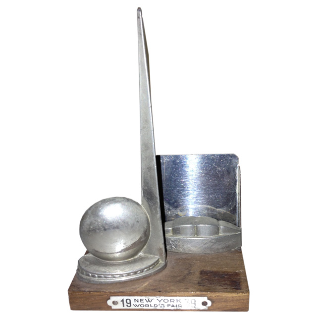 World's Fair Metal Fair Matchbook Holder