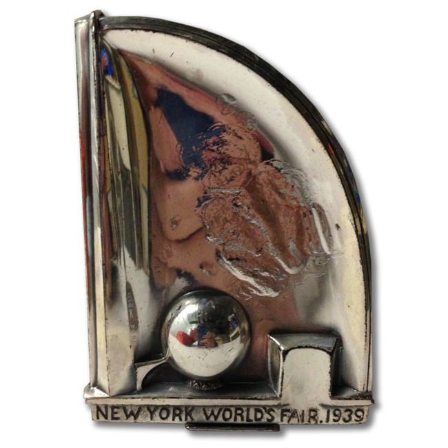 World's Fair Metal Bookend