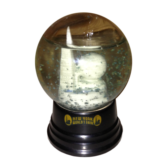 World's Fair Metal Fair snow globe