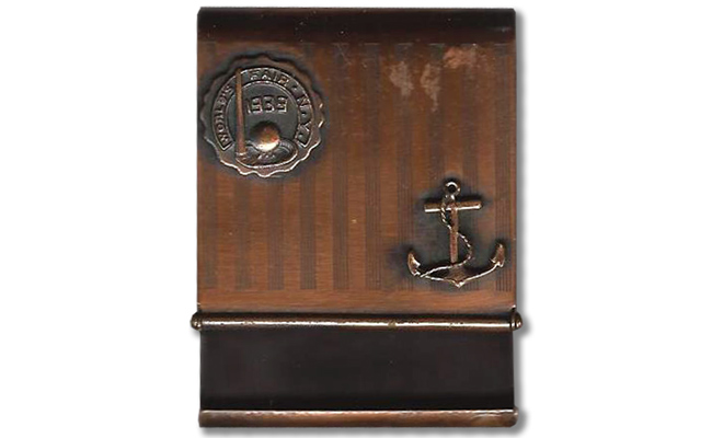Blecher Matchbook Holder