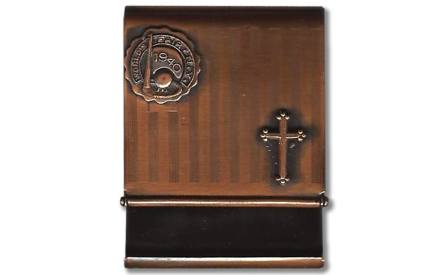 Blecher Matchbook Holder