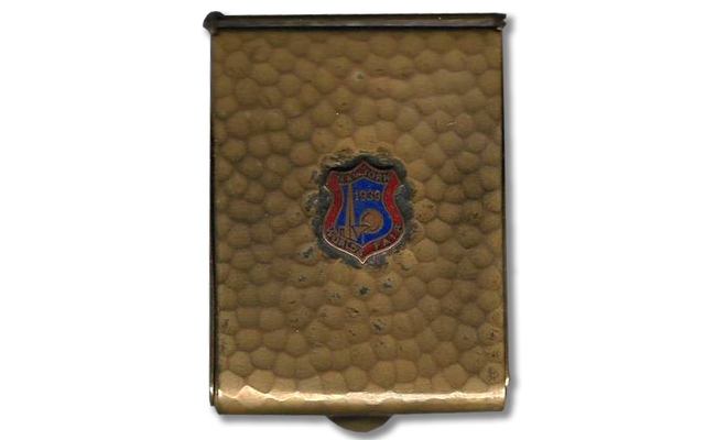 Blecher Matchbook Holder