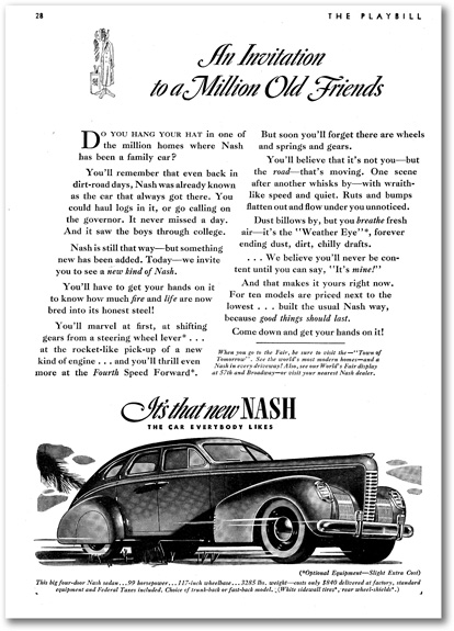 Nash Automobile Ad