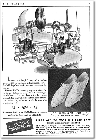 John Ward Shoe Ad