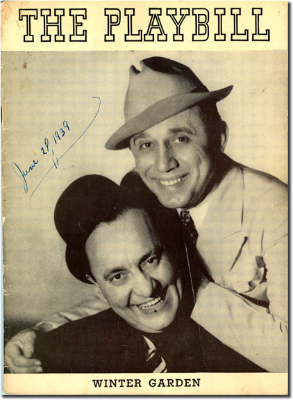 Sept 1939 Playbill