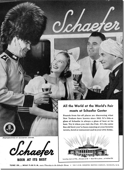 Schaefer Beer Ad