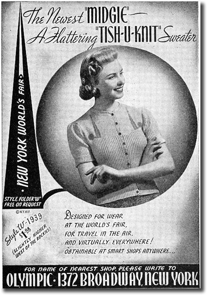 Tish-U-Knit Sweater Ad