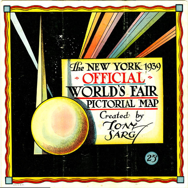 1939 Tony Sarg Pictorial Map