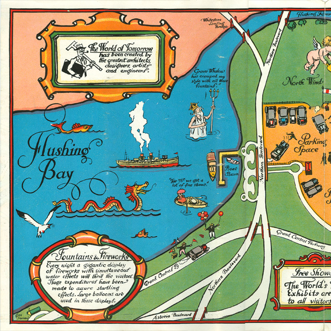 1939 Tony Sarg Pictorial Map