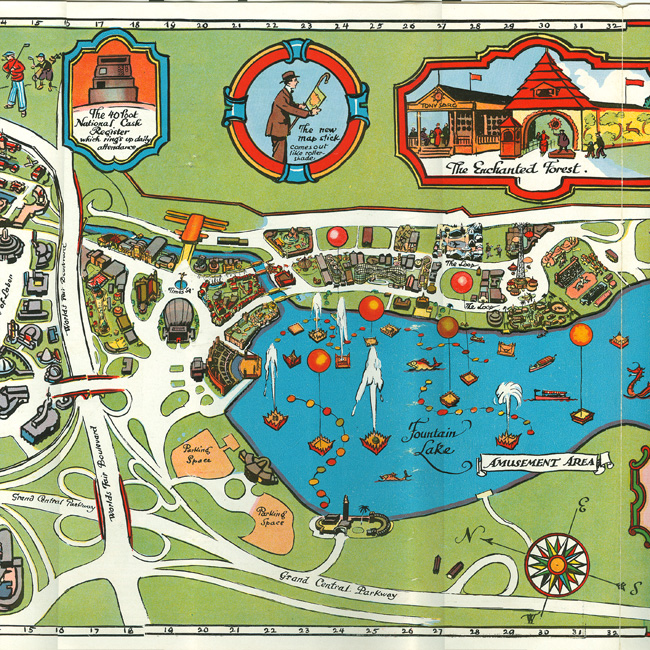 1939 Tony Sarg Pictorial Map