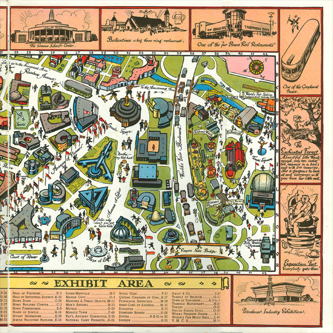 1939 Tony Sarg Pictorial Map