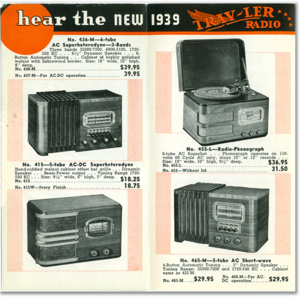 1939 Trav-ler Radio Flyer Pages 4 and 5